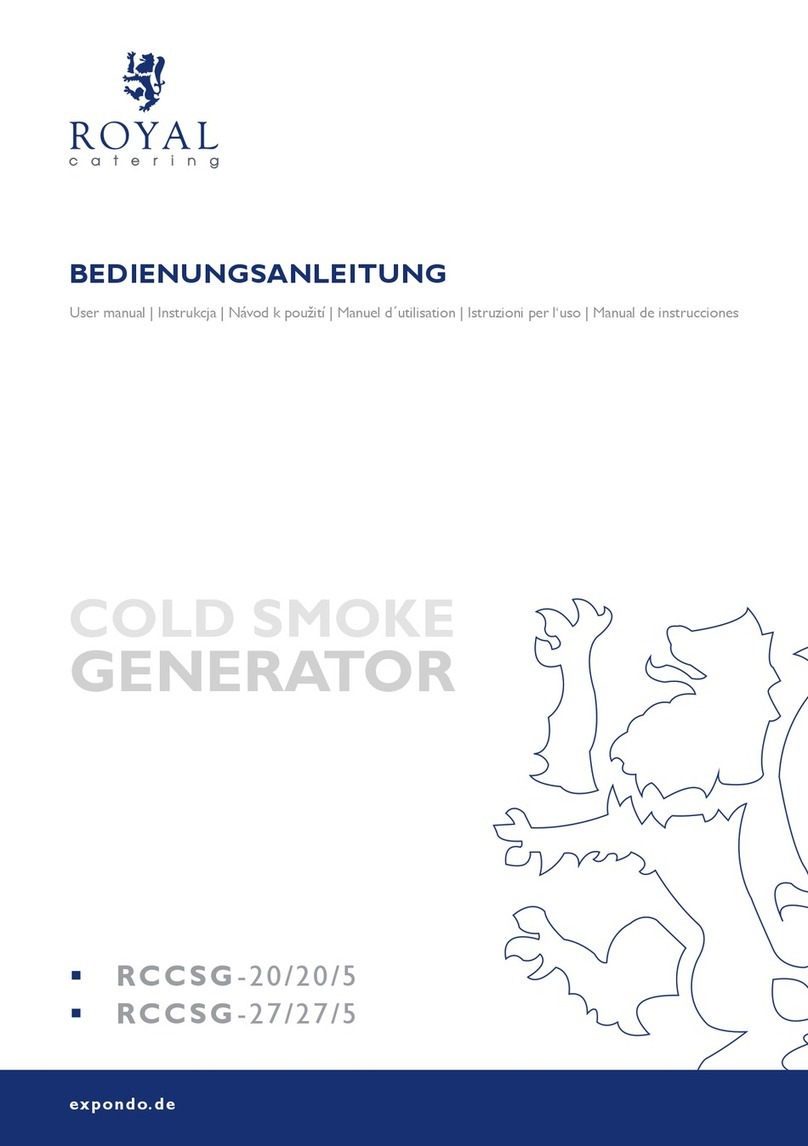 Royal Catering RCCSG-20/20/5 user manual