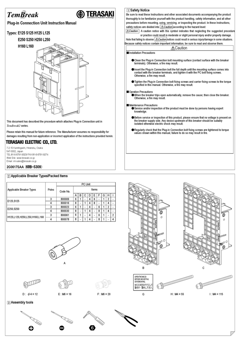 TERASAKI TemBreak 2 E125 instruction manual