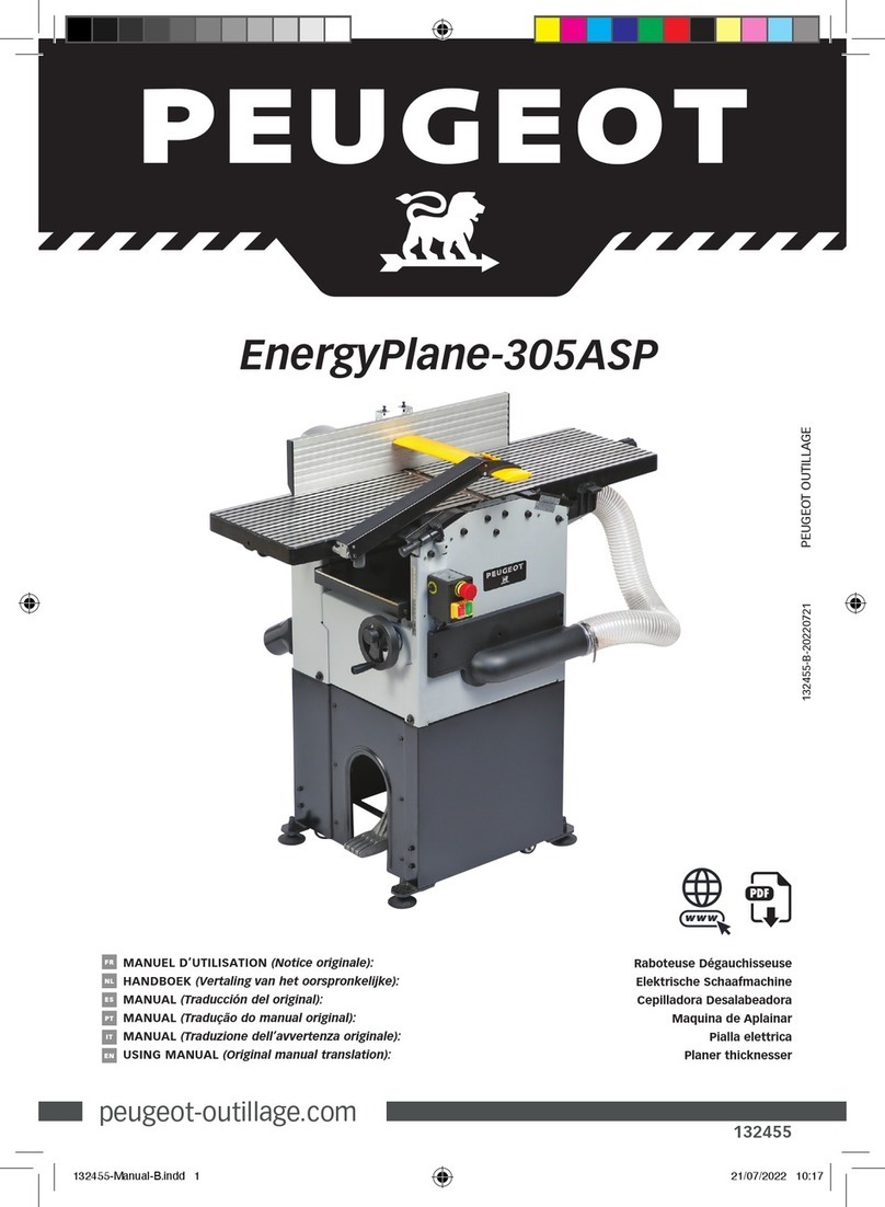 PEUGEOT EnergyPlane-305ASP Assembly and using manual