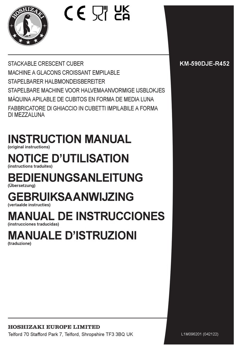 Hoshizaki KM-590DJE-R452 instruction manual