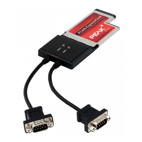 Peak PCAN-ExpressCard user manual