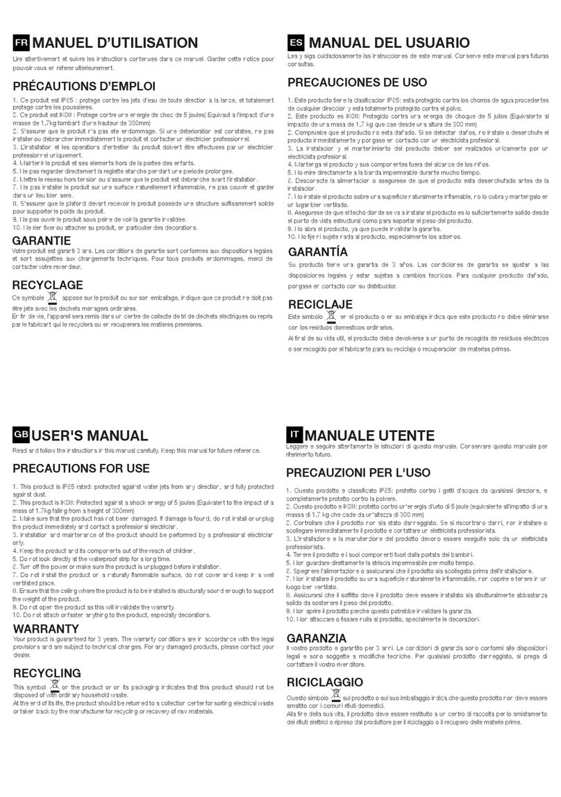 XanLite RE1800120IPCW user manual