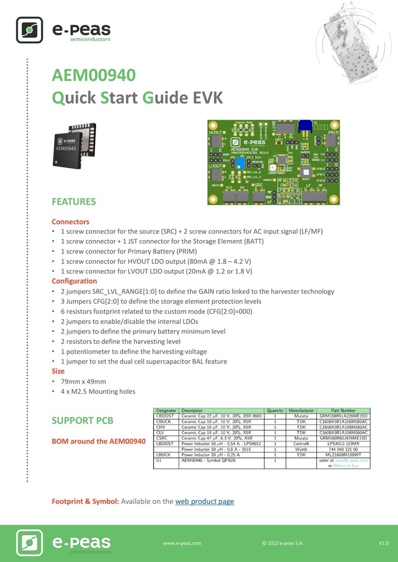 E-peas AEM00940 User manual