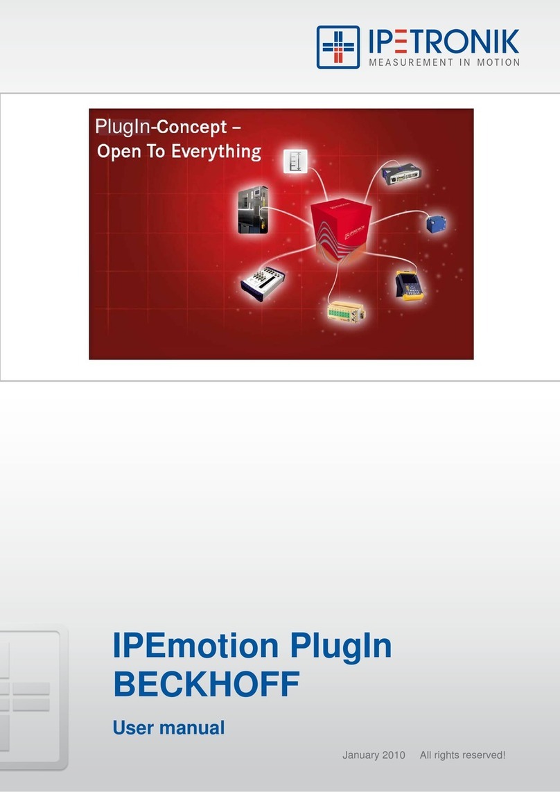 IPETRONIK BECKHOFF user manual