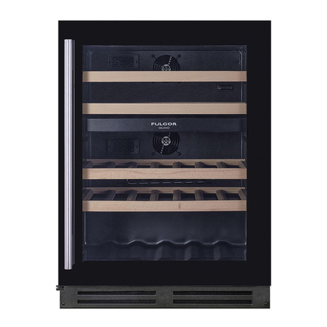 Fulgor Milano FWC 8200 U TC Instructions for installation and use