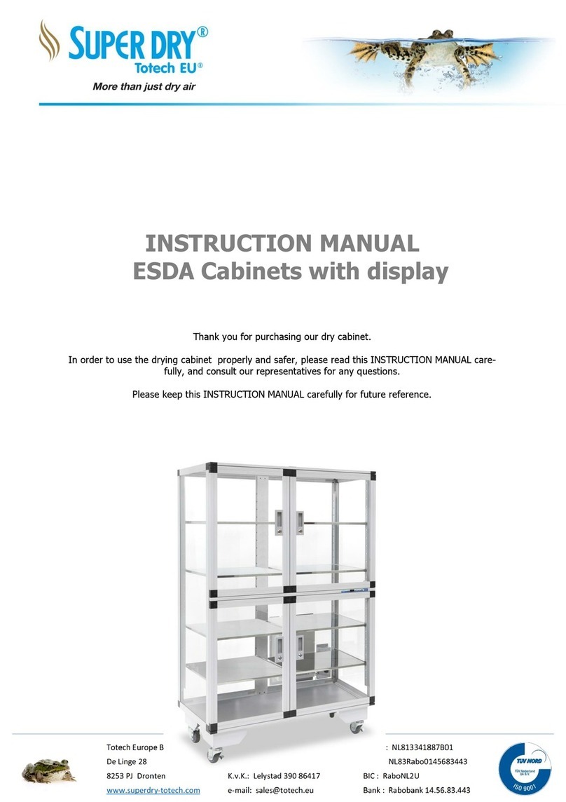 Totech Super Dry ESDA Series User manual