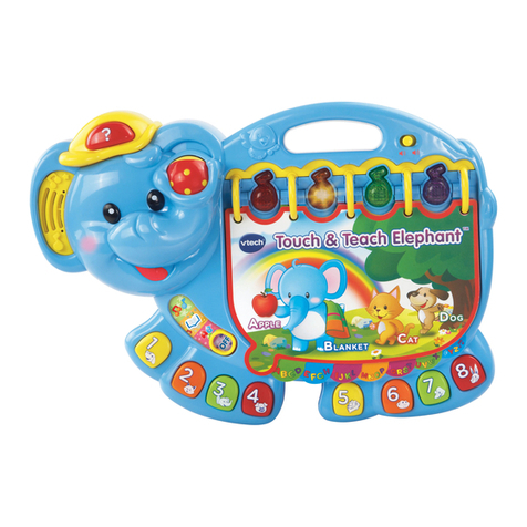 V-tech Touch & Teach Elephant User manual