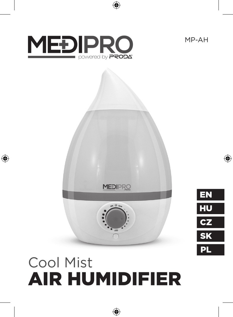 PRODA MEDIPRO MP-AH User manual