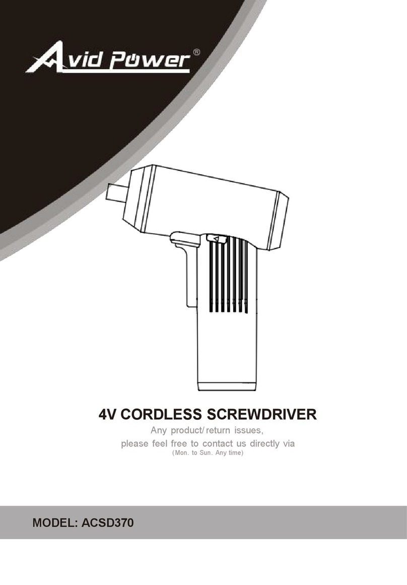 Avid Power ACSD370 instruction manual