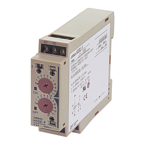 Omron H3DE-F User manual