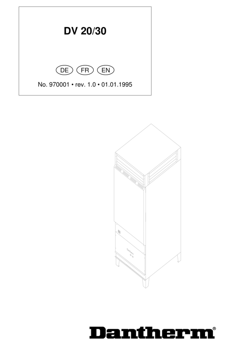 Dantherm DV 20 manual