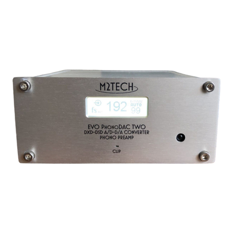 M2TECH EVO PHONODAC TWO user manual