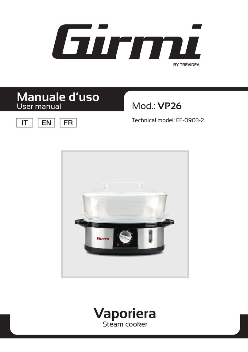 TREVIDEA Girmi VP26 User manual