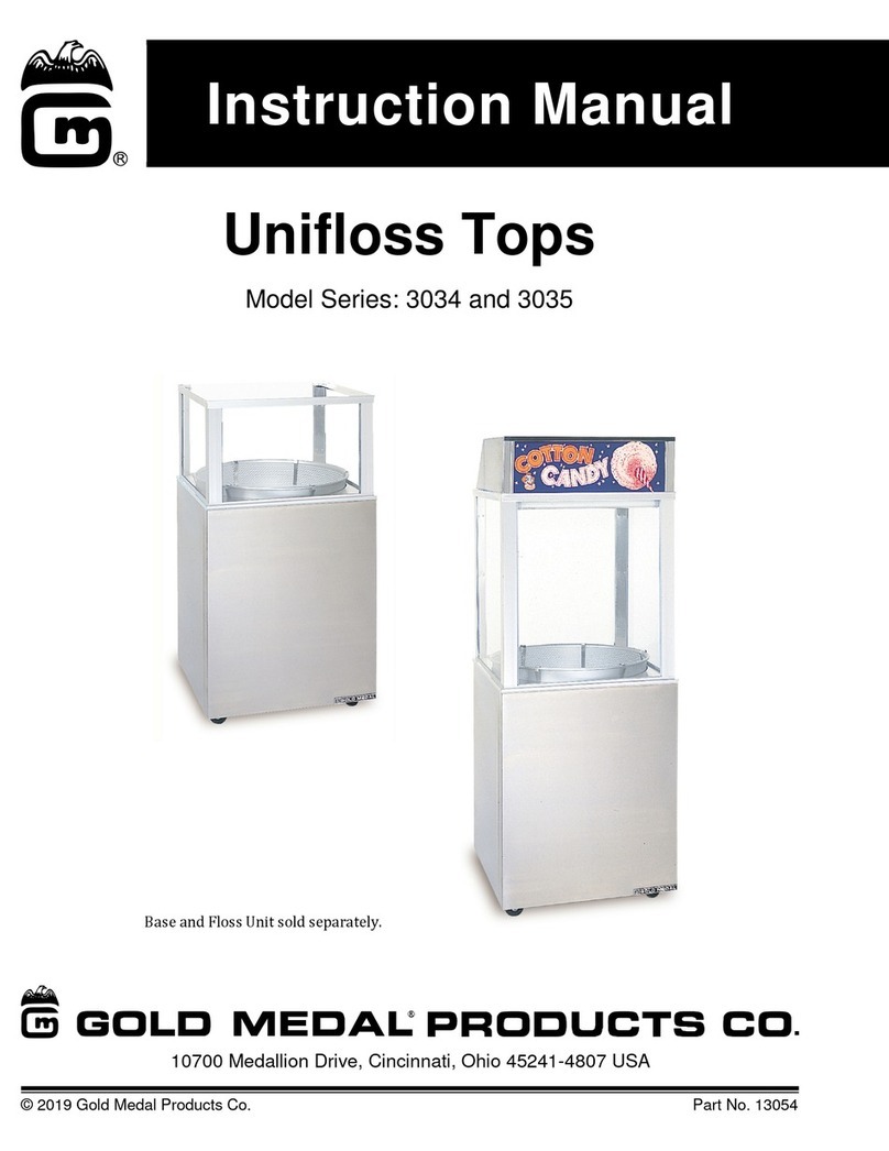 Goldmedal Unifloss Top 3034 instruction manual