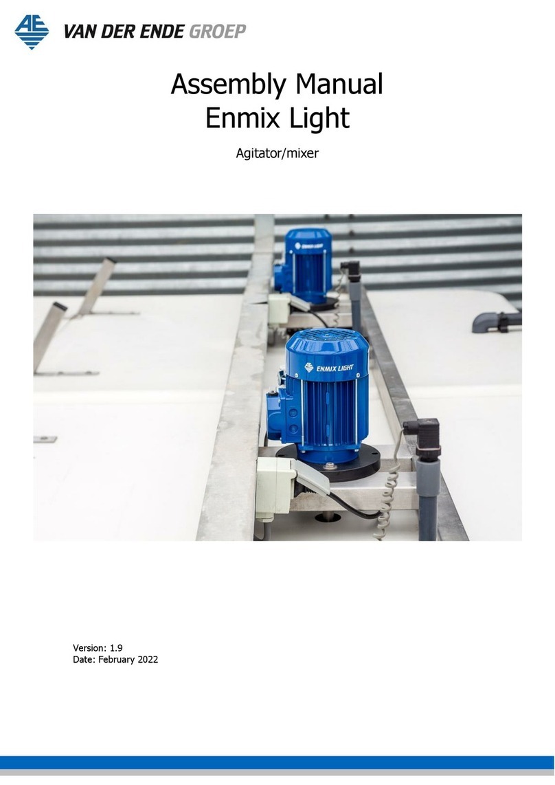 VAN DER ENDE Enmix Light Assembly manual