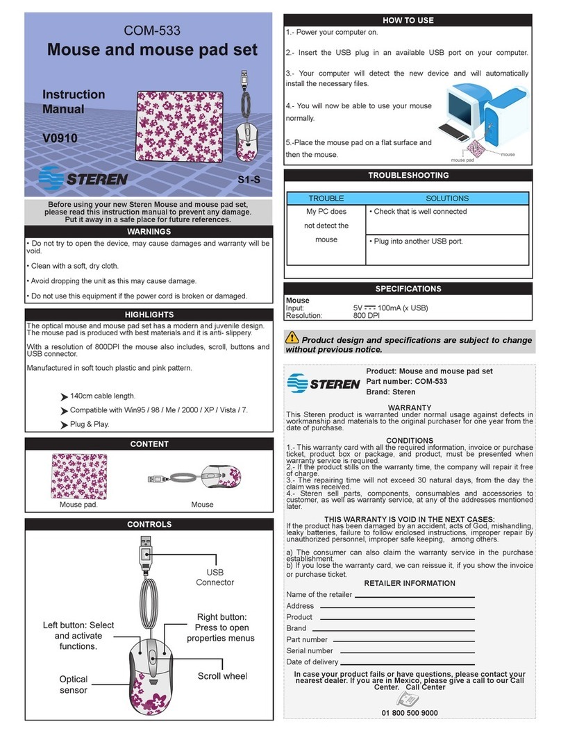 Steren COM-533 User manual