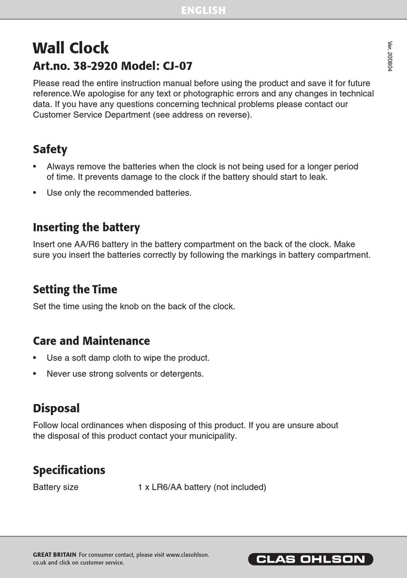 Clas Ohlson CJ-07 instruction manual