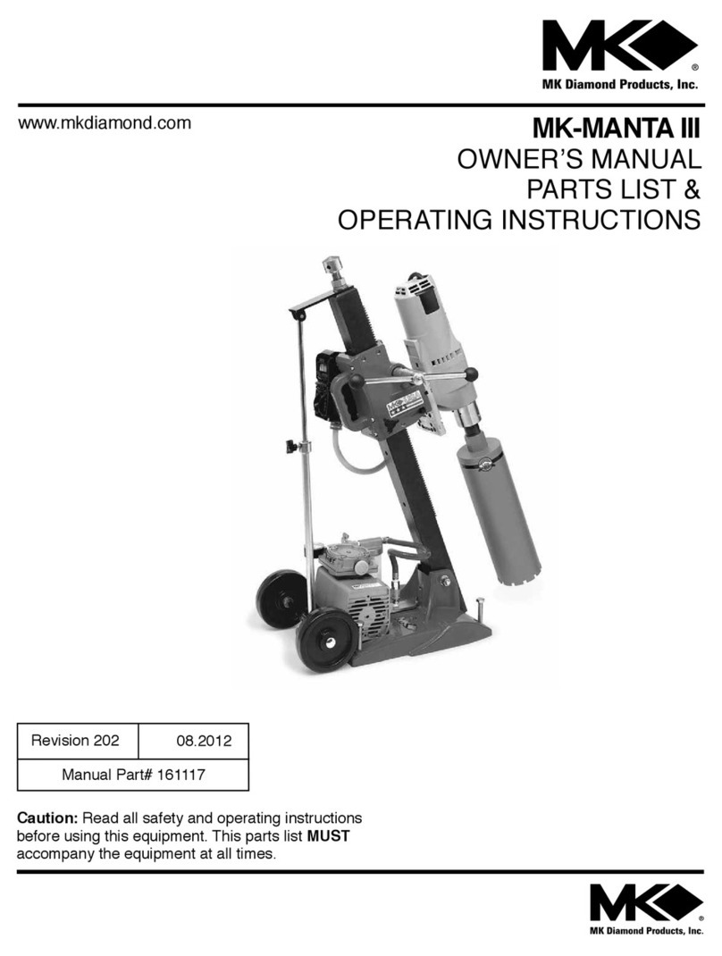 MK Diamond Products MK-Manta III manual