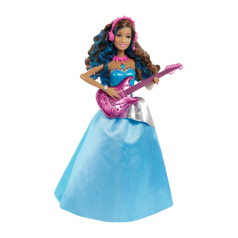 Mattel Barbie CMT17 User manual