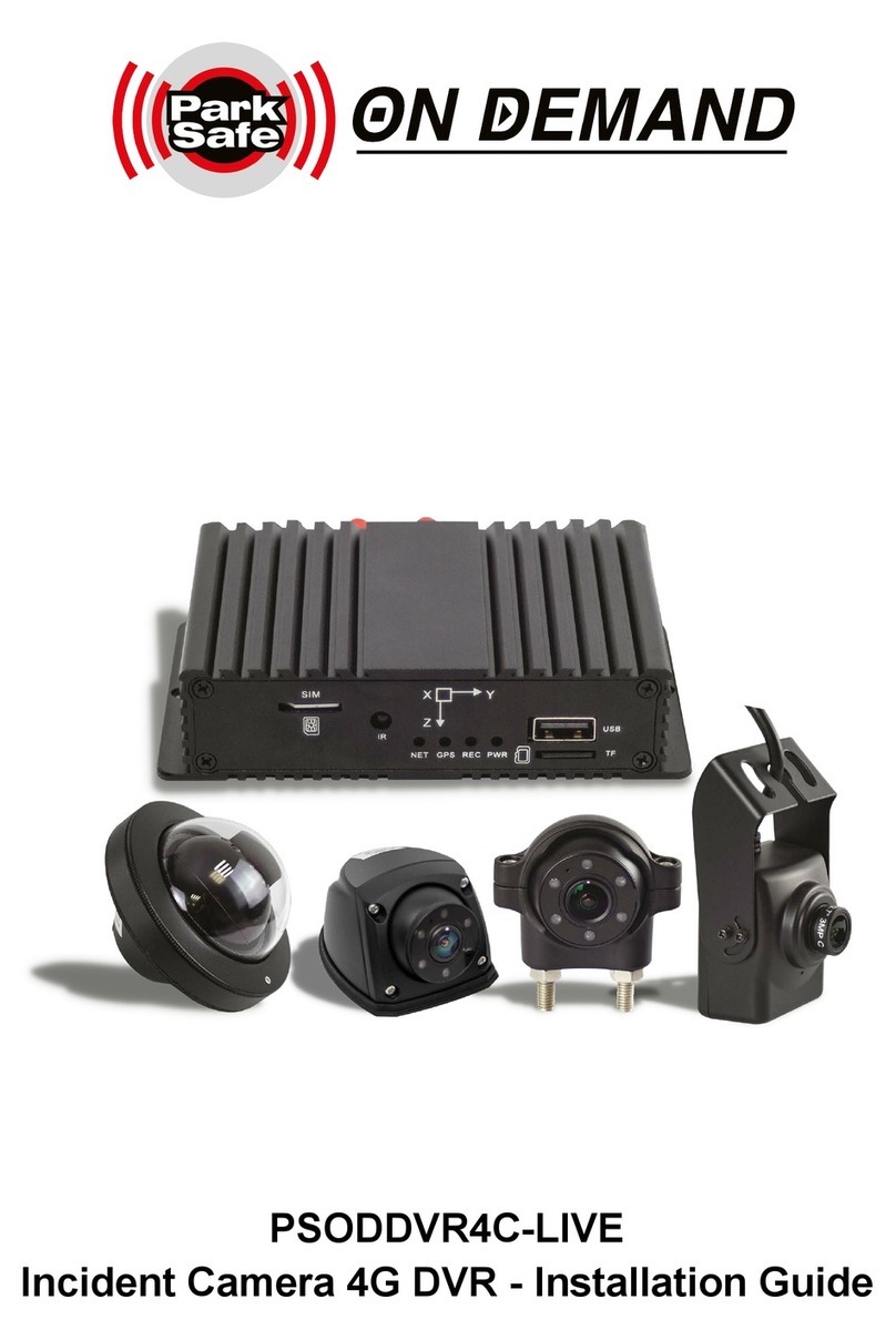 Park Safe PSODDVR4C-LIVE User manual