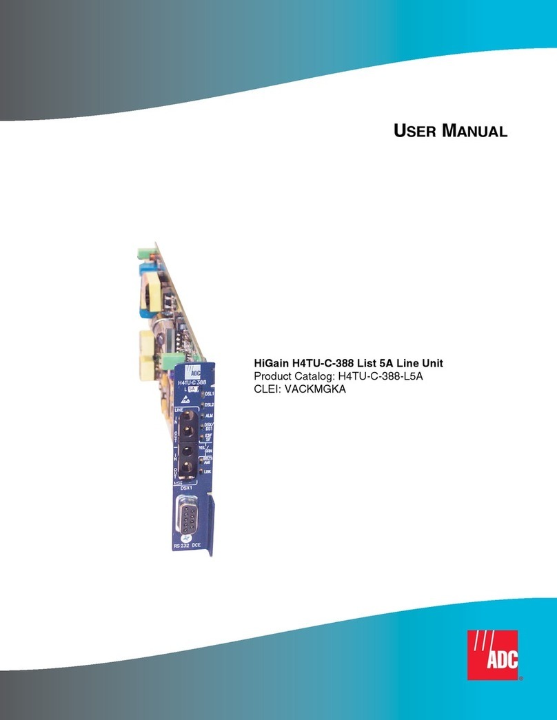 ADC HIGAIN H4TU-C-388 User manual