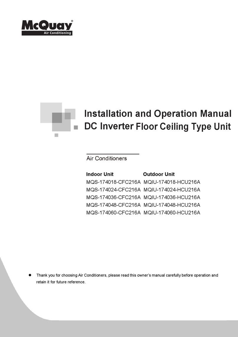 McQuay MQS-174018-CFC216A User manual