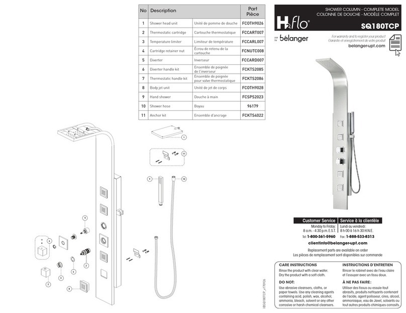 Belanger H2flo SQ180TCP OPERATING MANUAL, INSTALLATION STEPS