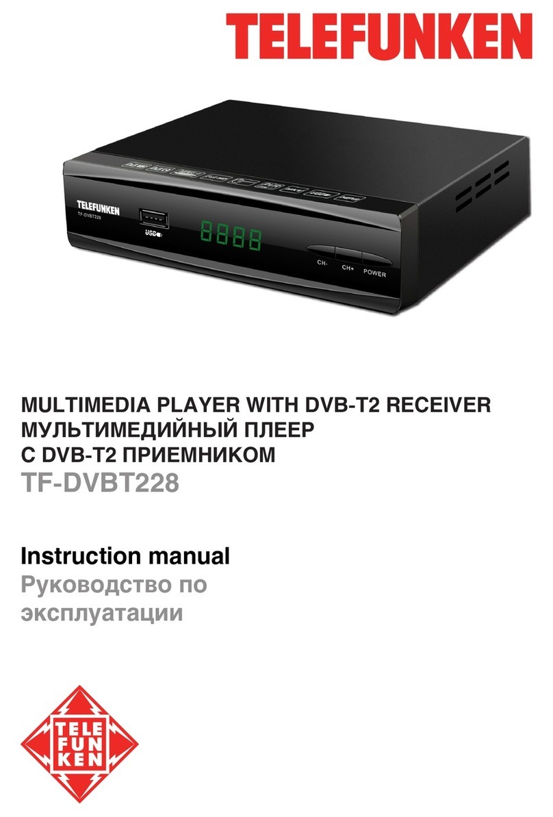 Telefunken TF-DVBT228 instruction manual