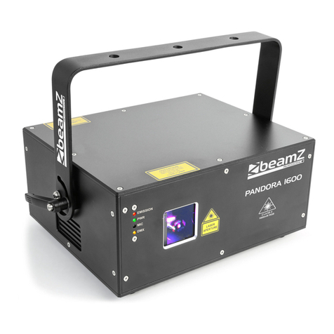 Beamz professional Pandora 1200 instruction manual