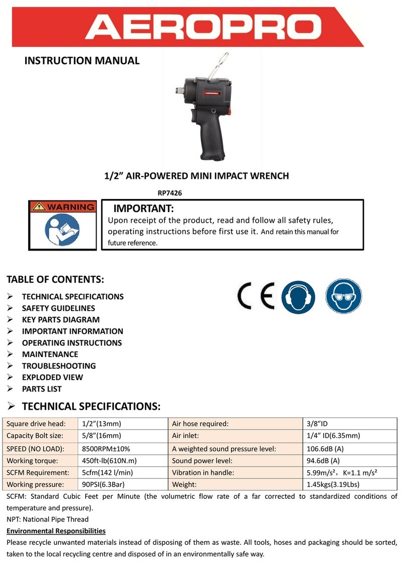 Aeropro RP7426 instruction manual