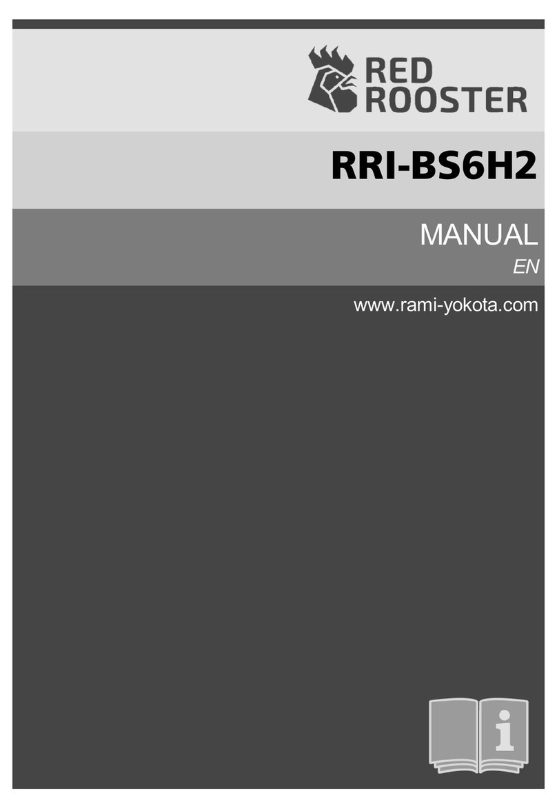 RED ROOSTER RRI-BS6H2 manual