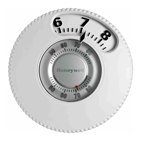 Honeywell Easy-To-See T87N1000 User manual