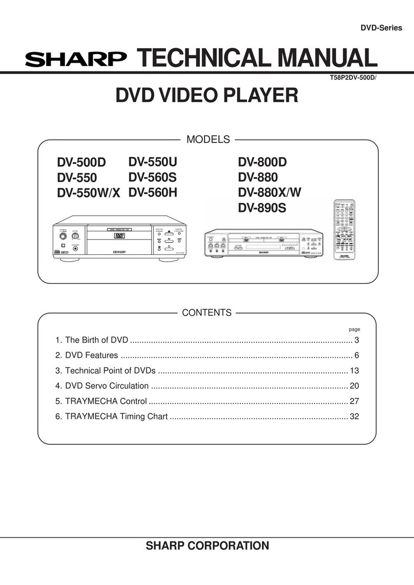Sharp DV-500D User manual
