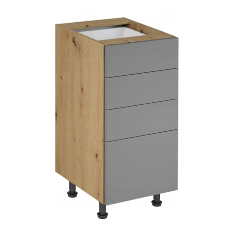 GALA MEBLE LANGEN D40S4 Assembly manual