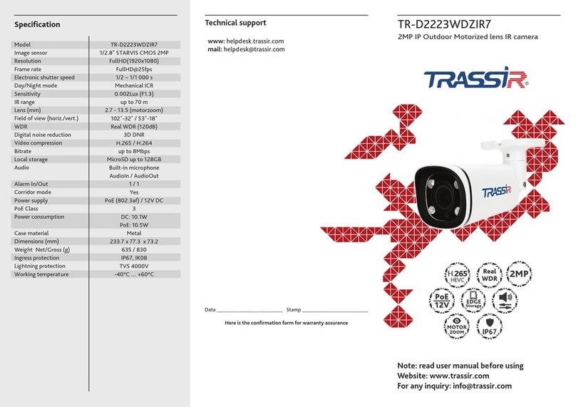 TRASSIR TR-D2223WDZIR7 quick start guide
