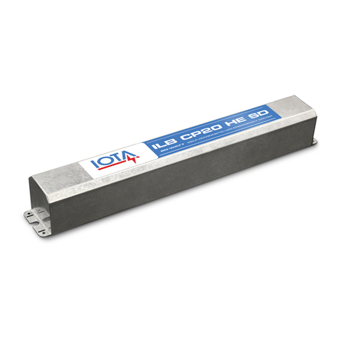IOTA ILB-CP20-HE-SD-S instruction manual