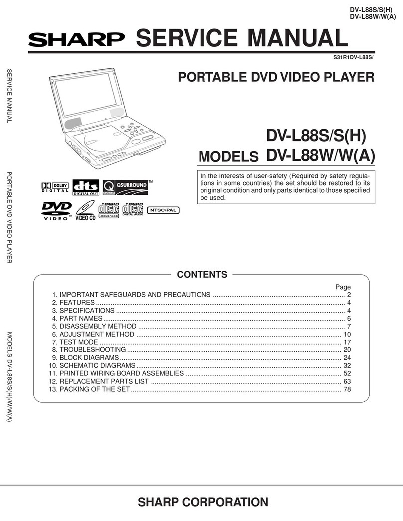 Sharp DV-L88S/S User manual Sharp DV-L88S/S User manual