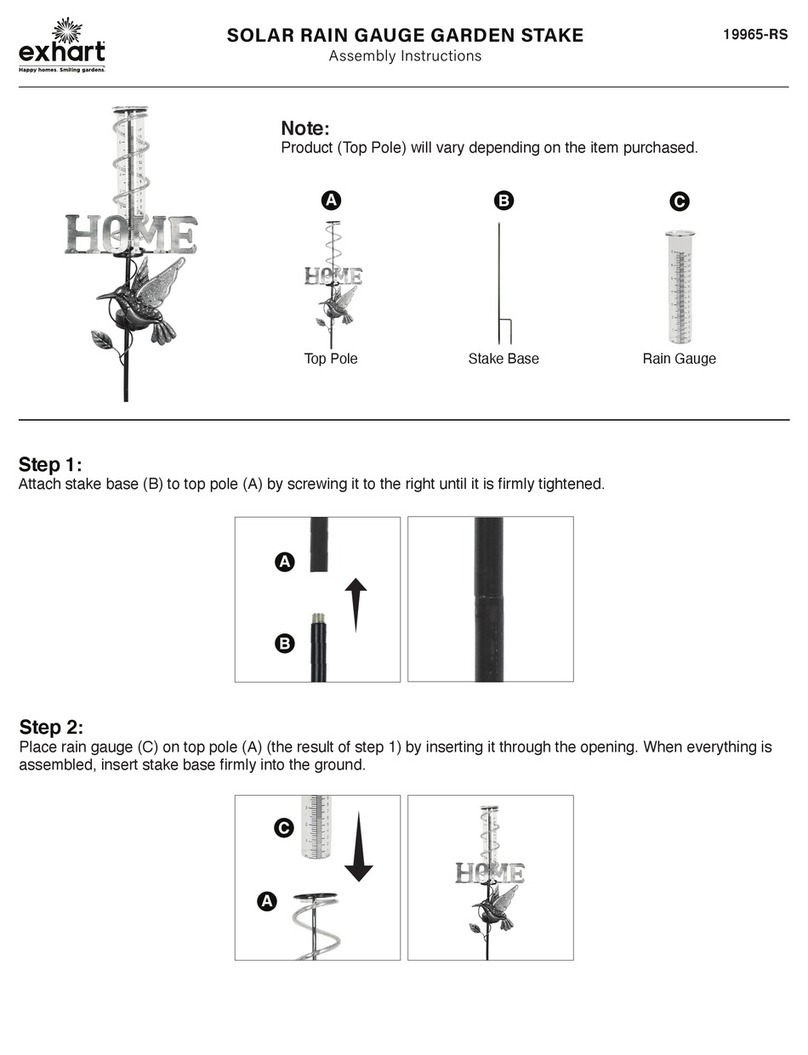 exhart 19965-RS Assembly instructions exhart 19965-RS Assembly instructions