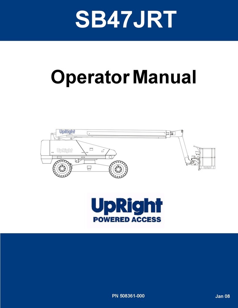 Upright SB47JRT Operator's manual