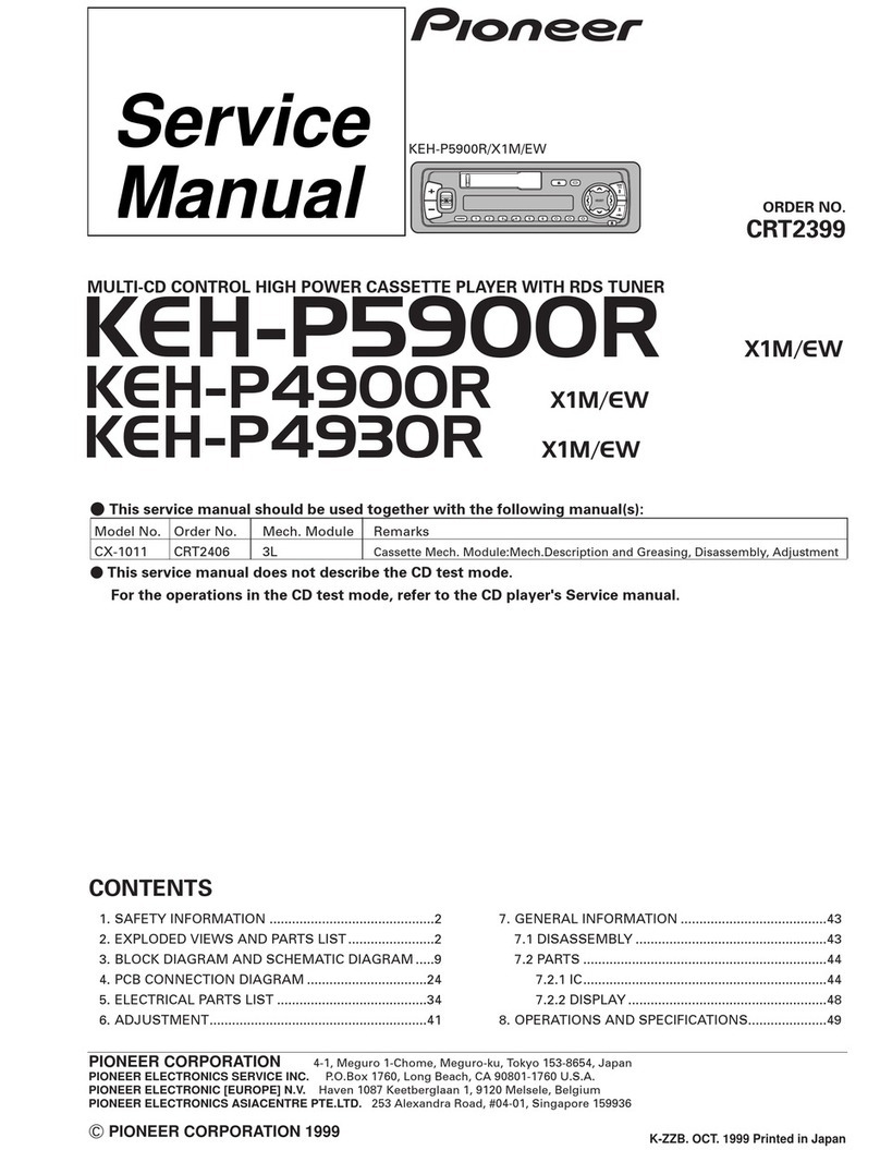 Pioneer KEH-P5900R/X1M/EW Service manual