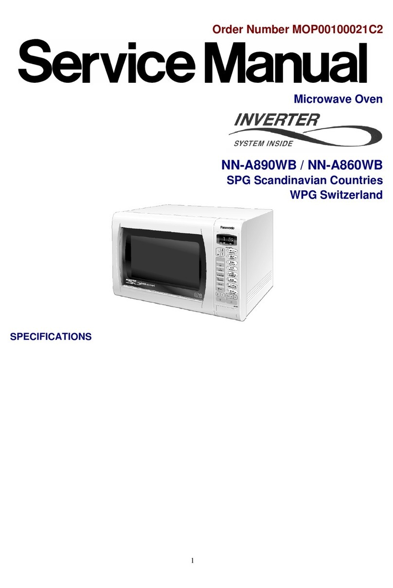 Panasonic NN-A890WB Service manual