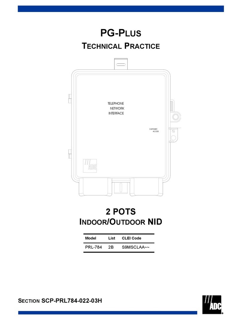 ADC PG-Plus PRL-784 Instructions for use