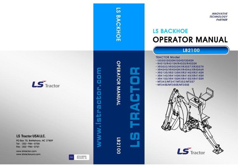 LS tractor LB2100 Series Operator's manual LS tractor LB2100 Series Operator's manual