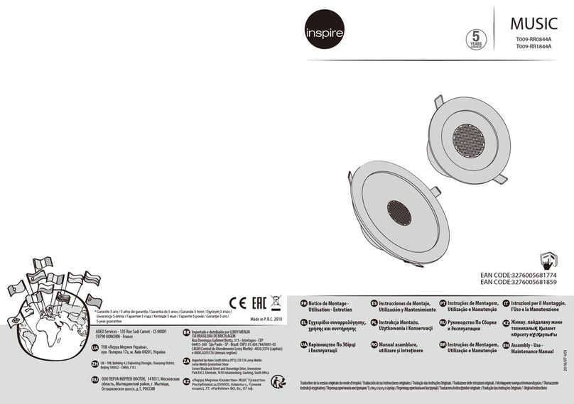 Inspire T009-RR0844A manual