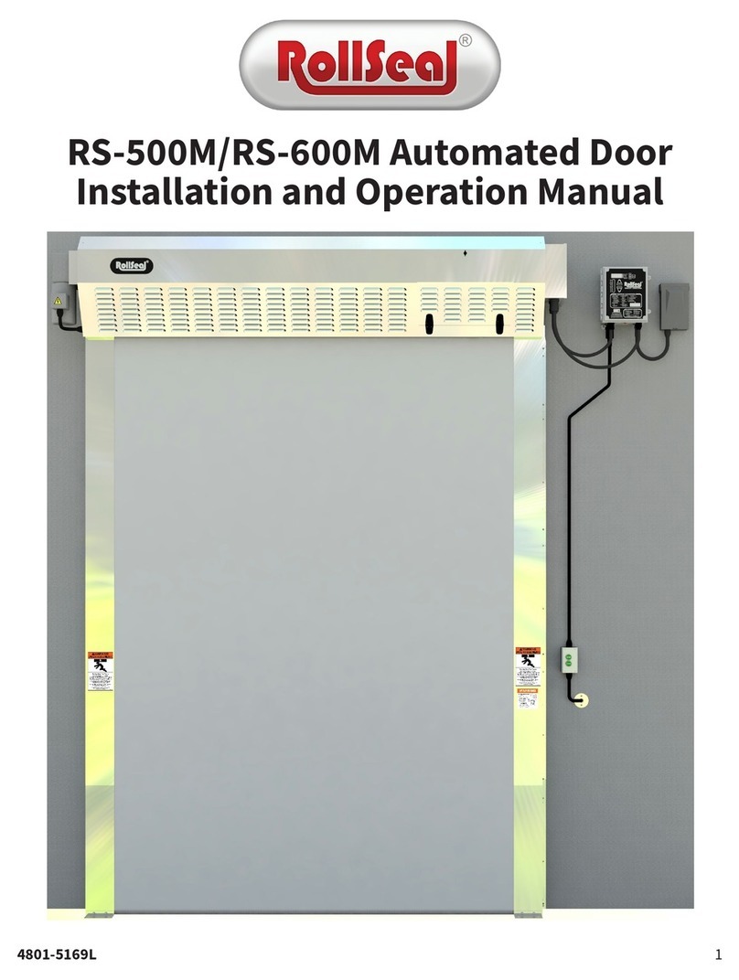 RollSeal RS-500M Installation and operation manual