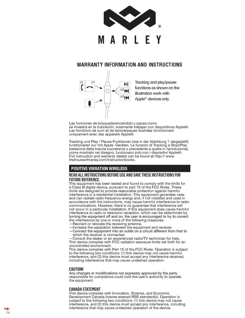 Marley 346PV2BK Warranty information and instructions