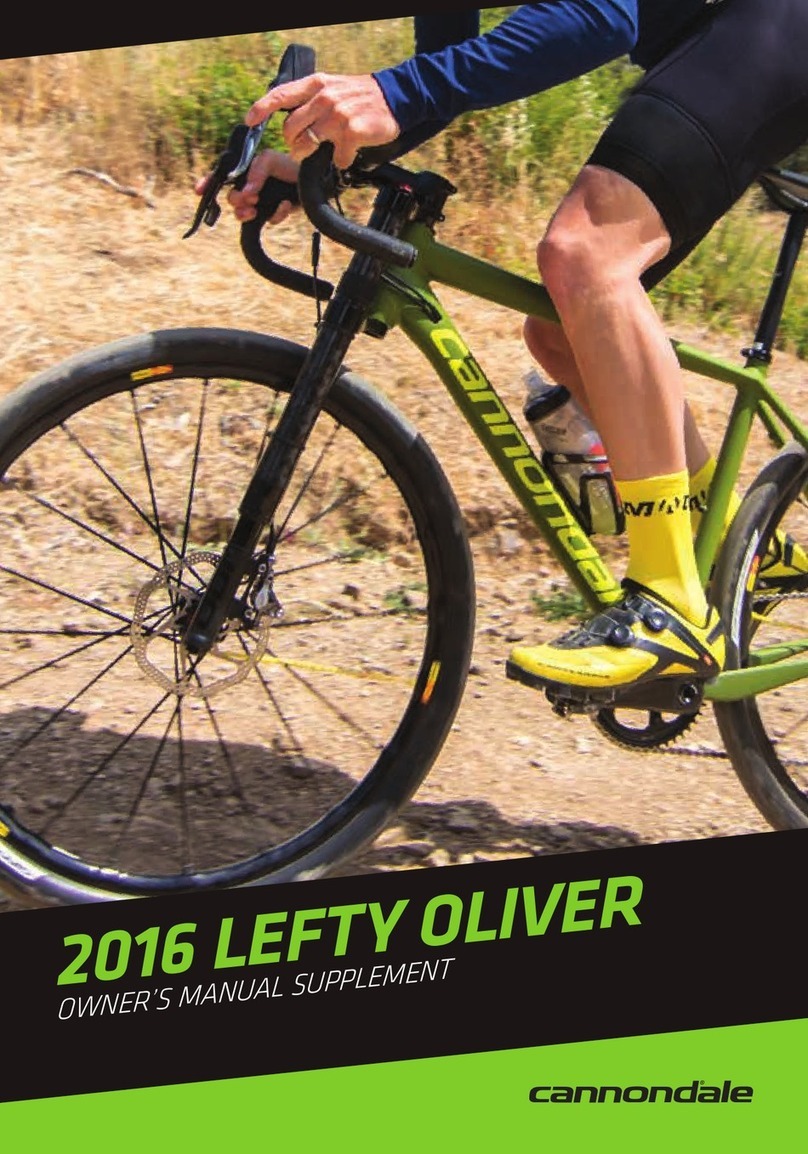 Cannondale LEFTY OLIVER Configuration guide Cannondale LEFTY OLIVER Configuration guide