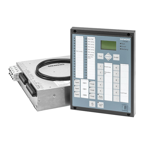 Siemens 7SC80 User manual Siemens 7SC80 User manual