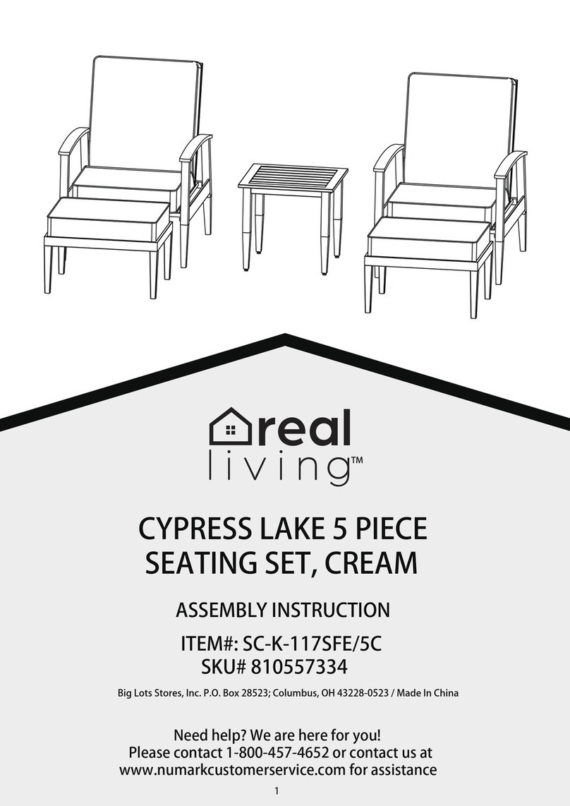 real living CYPRESS LAKE SC-K-117SFE/5C Assembly instruction