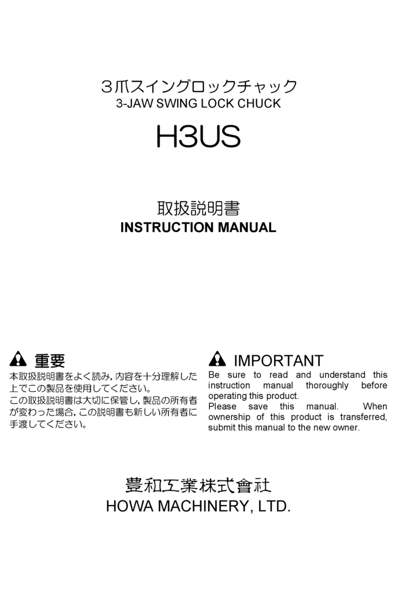 HOWA MACHINERY H3US instruction manual